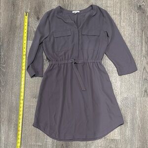 Elegant Gray Women's Dress